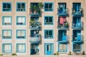 apartment with many windows